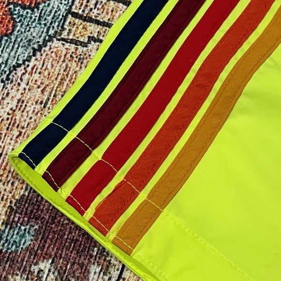 Amazing Aviator Nation Flex Swim Shorts Yellow 34 soft & stretchy not on website - Picture 9 of 9